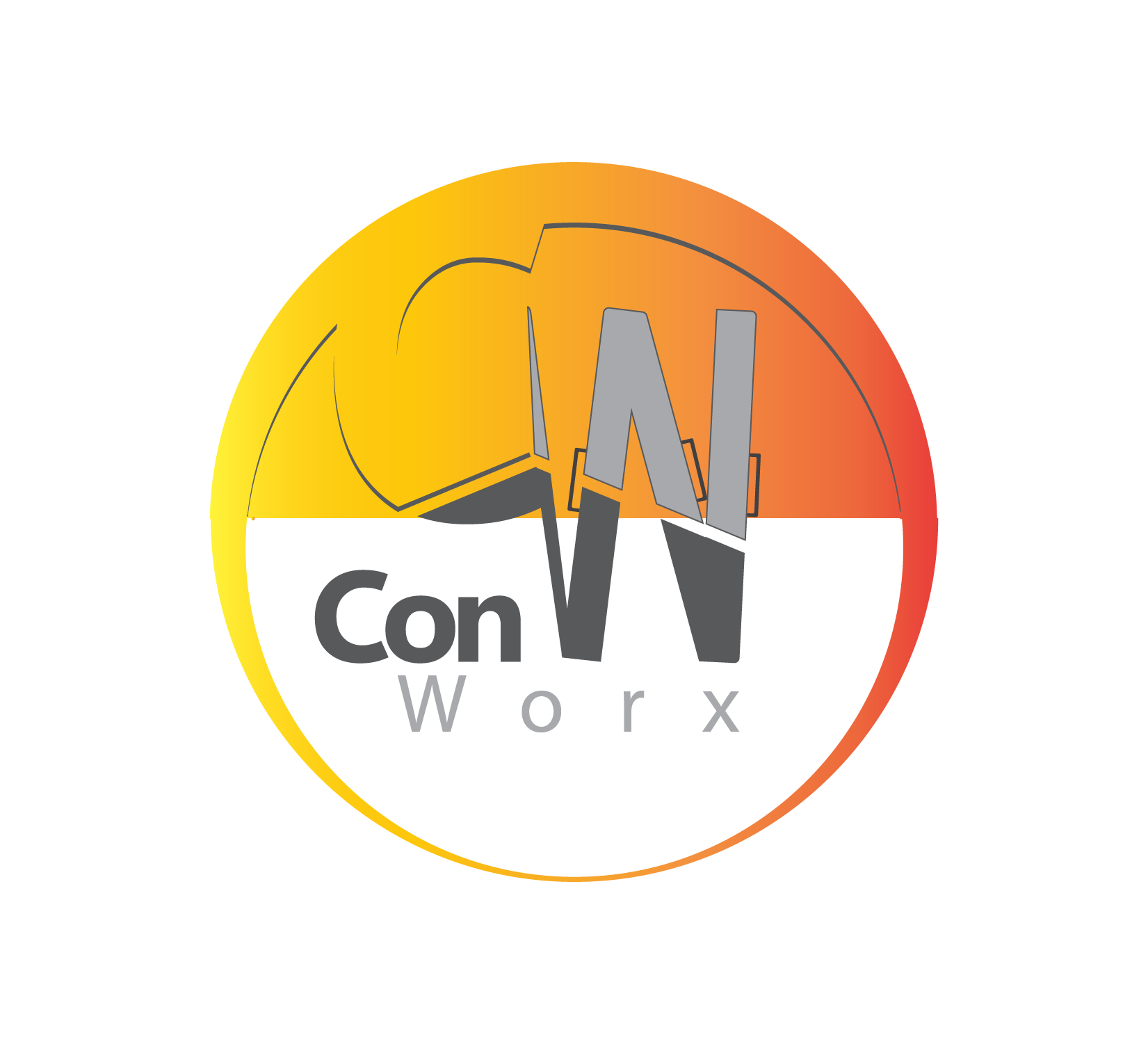 ConWorx SA logo: a hard hat and the letter W over the words Con Worx